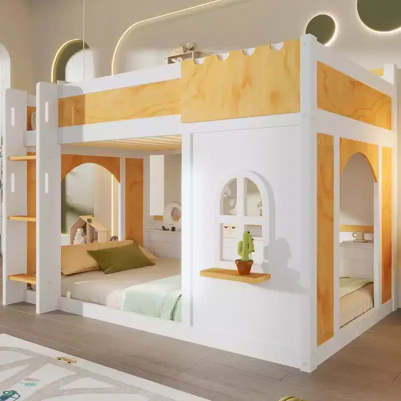 Lit superposé jumeau sur jumeau / lit superposé complet sur complet – Chambre d'enfant et d'adolescent