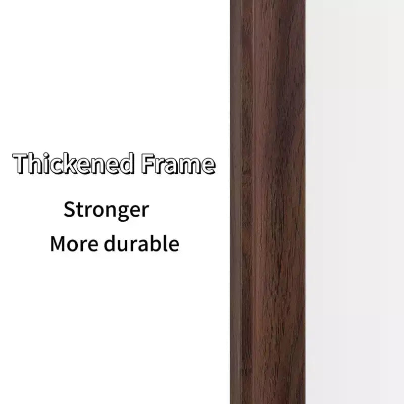 Miroir contemporain pleine longueur de 70 po – Cadre en bois minimaliste