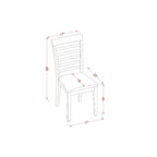 Ensemble de salle à manger table et chaises - Design Art Nouveau - Table de cuisine avec rallonge