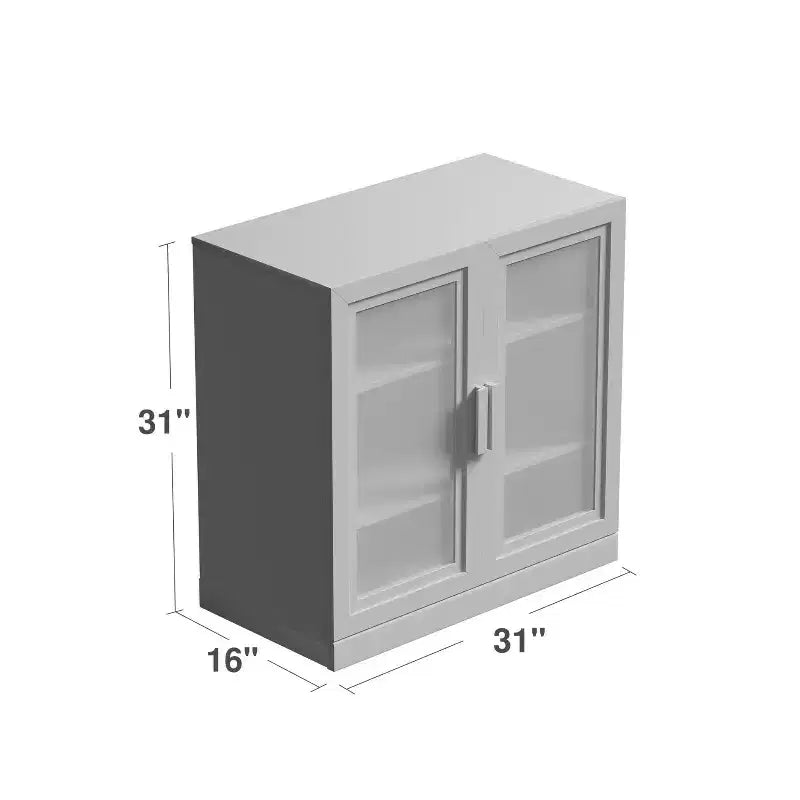 Dovelina 31 Meubles de rangement décoratifs en bois, Armoire autonome polyvalente, Meuble d'appoint de style rustique