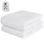 MAYEERTY Surmatelas Chauffant Extra Large Double Commande 12 Niveaux de Chaleur Arrêt Automatique 12 Heures