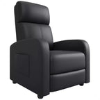 Recliner Chair for Adults, Padded Deep Seat Reading Chair with Side Pocket, Adjustable Single Sofa, Home Theater Seating for Living Room