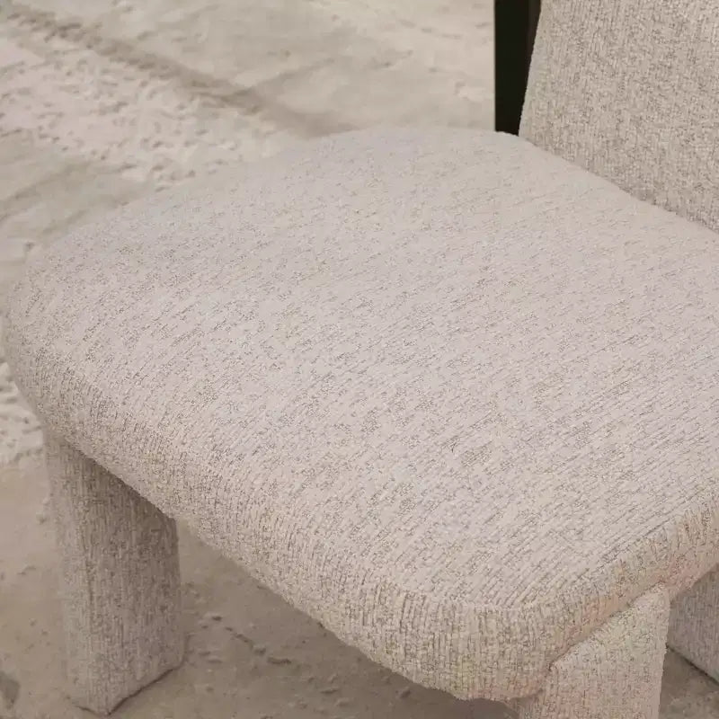 Lot de 4 chaises de salle à manger modernes rembourrées avec pieds en bois, chaises d'appoint élégantes sans accoudoirs pour salle à manger, cuisine ou salon-Panipeachy