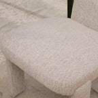 Lot de 4 chaises de salle à manger modernes rembourrées avec pieds en bois, chaises d'appoint élégantes sans accoudoirs pour salle à manger, cuisine ou salon-Panipeachy