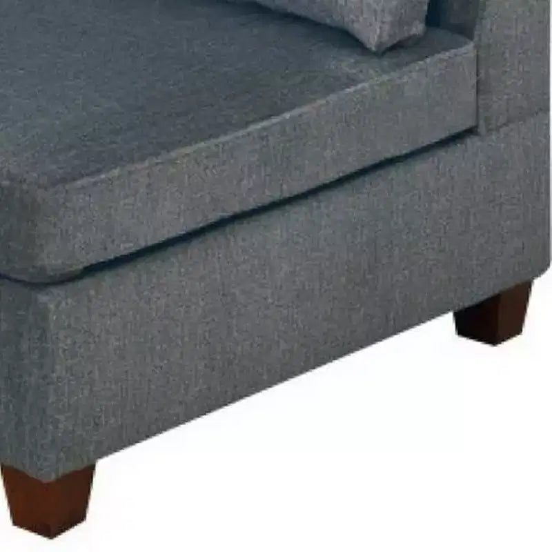 Coin de canapé d'angle en tissu rembourré de 37" – Élément de sectionnel