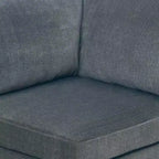 Coin de canapé d'angle en tissu rembourré de 37" – Élément de sectionnel