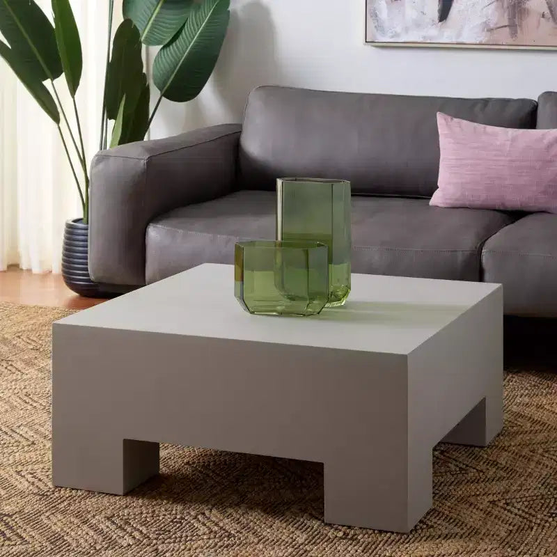 Table basse Aillard – Construction moderne en oxyde de magnésium