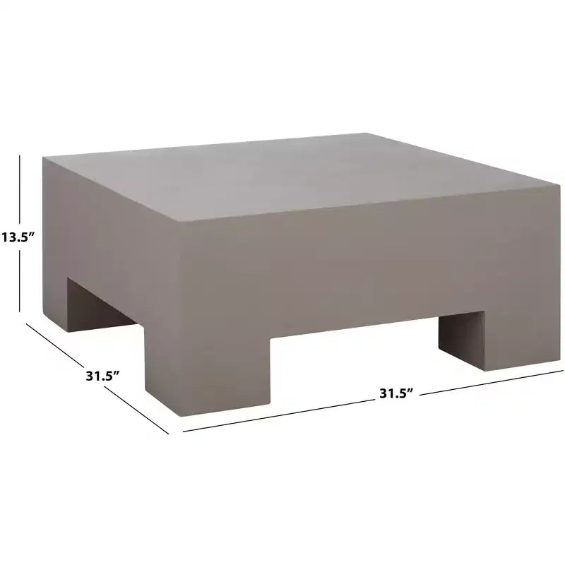 Table basse Aillard – Construction moderne en oxyde de magnésium