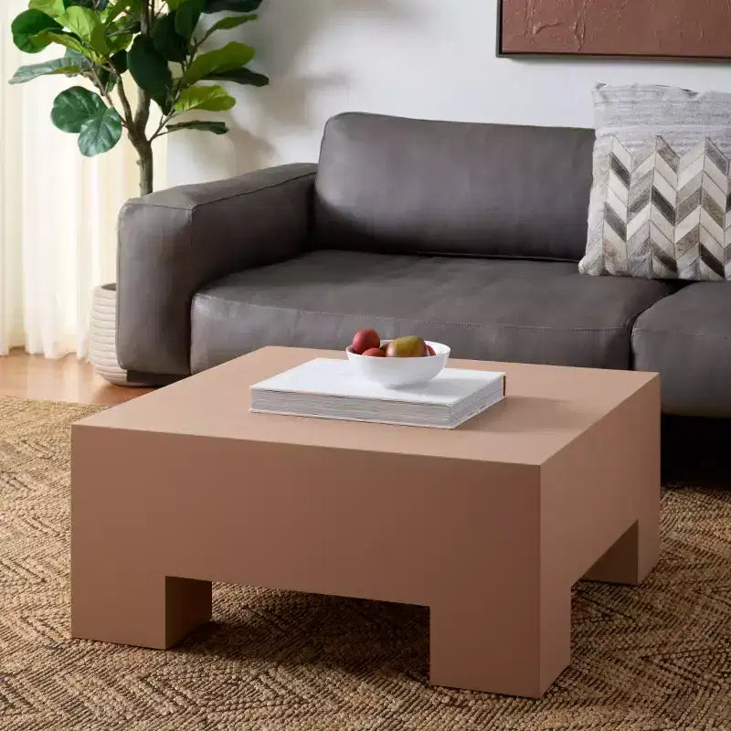 Table basse Aillard – Construction moderne en oxyde de magnésium