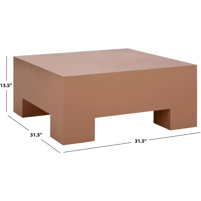 Table basse Aillard – Construction moderne en oxyde de magnésium