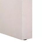 Table basse incurvée Liasonya – Bois et MDF, design moderne