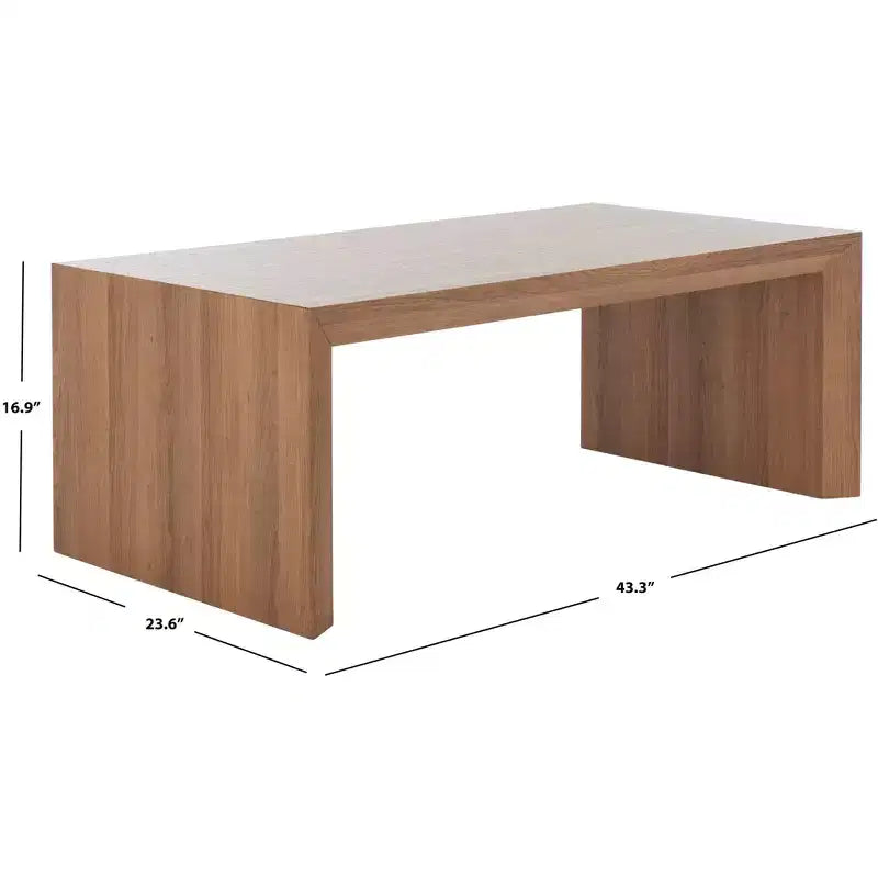 Table basse Woodrow – Construction robuste en MDF avec un style moderne