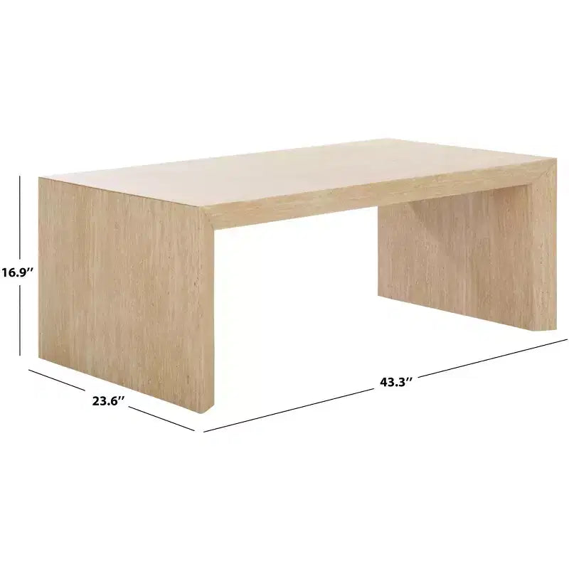 Table basse Woodrow – Construction robuste en MDF avec un style moderne