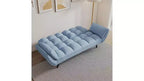 Canapé deux places, canapé avec deux accoudoirs et coussins, confortable, idéal pour appartement, chambre à coucher, petit espace