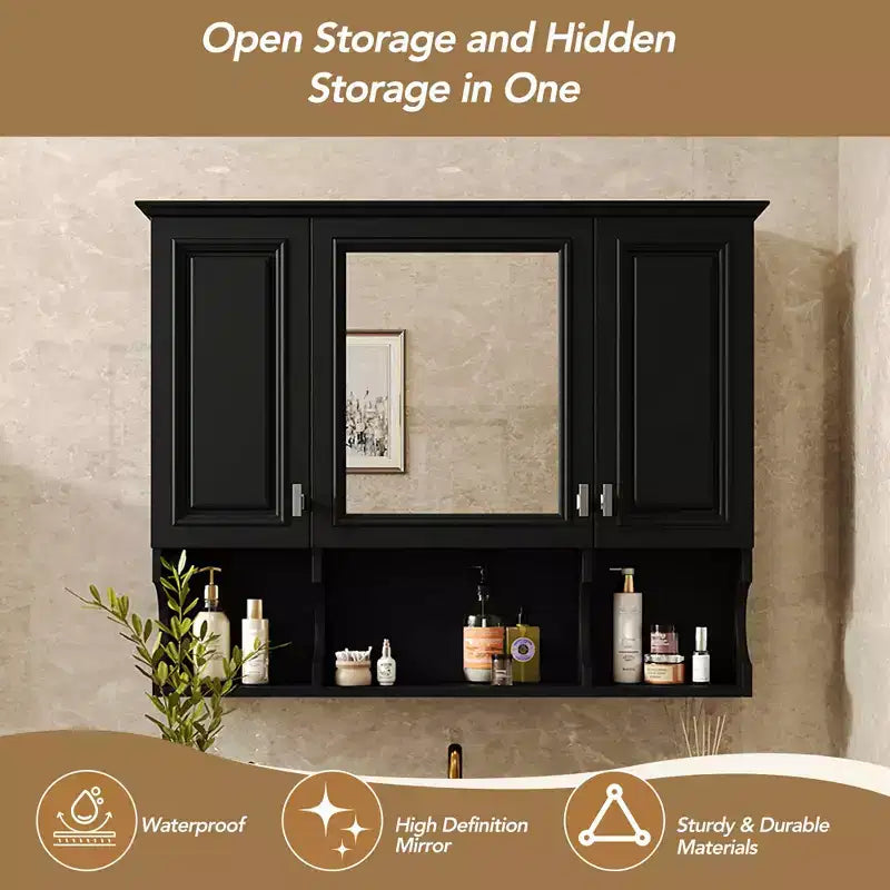 Armoire de toilette murale de 28,7" avec miroir