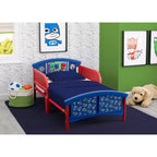 Lit pour tout-petit Pyjamasques – Meuble de chambre d'enfant avec autocollants de personnages