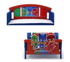 Lit pour tout-petit Pyjamasques – Meuble de chambre d'enfant avec autocollants de personnages