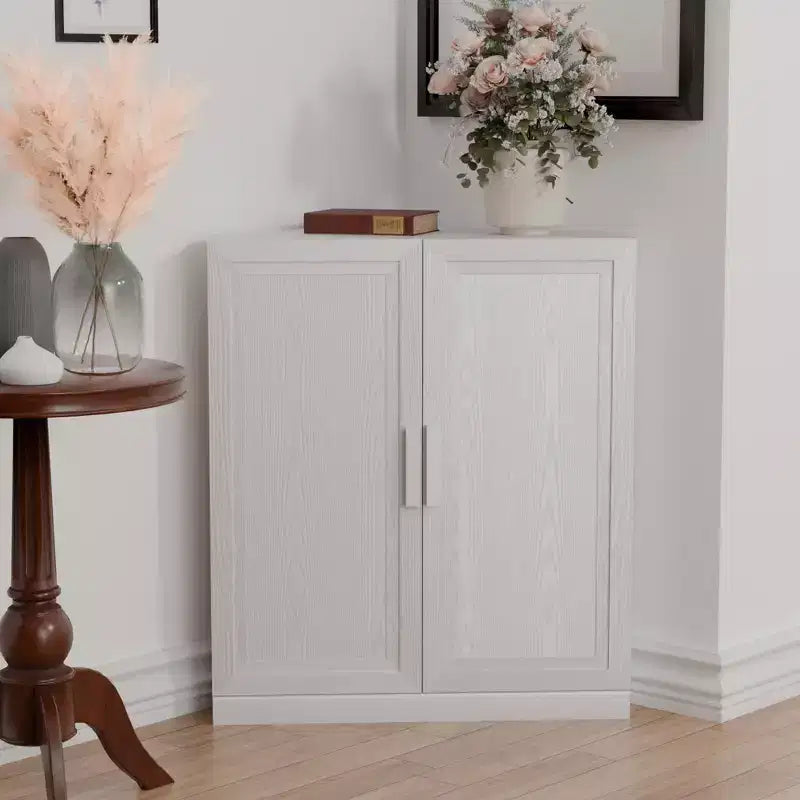 Armoire de rangement d'angle à 2 portes – Design compact