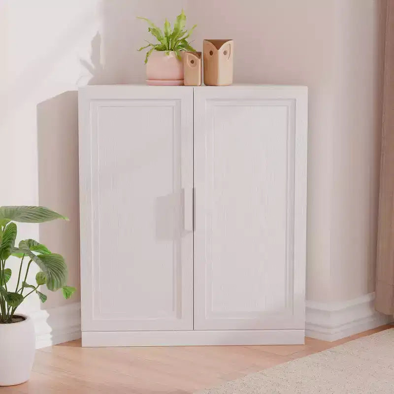 Armoire de rangement d'angle à 2 portes – Design compact
