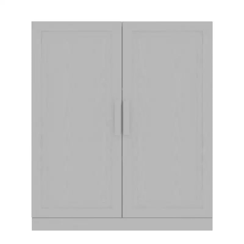 Armoire de rangement d'angle à 2 portes – Design compact