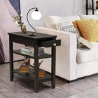 Lot de 2 tables d'appoint à trois niveaux – Table de canapé et table de chevet