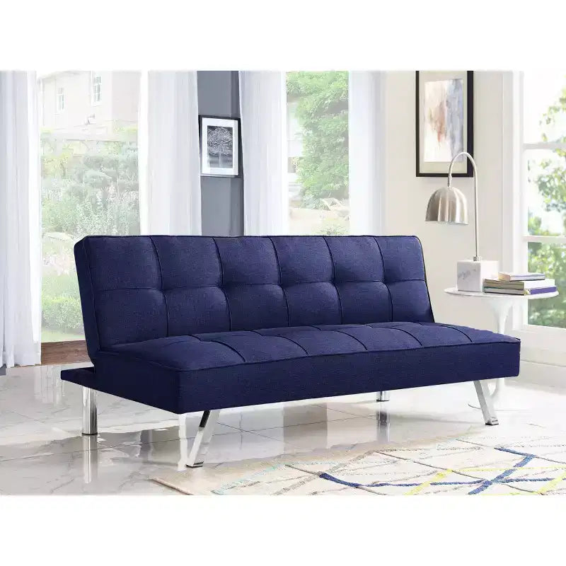 Canapé-lit futon convertible – Chaise longue et couchage multifonctionnels