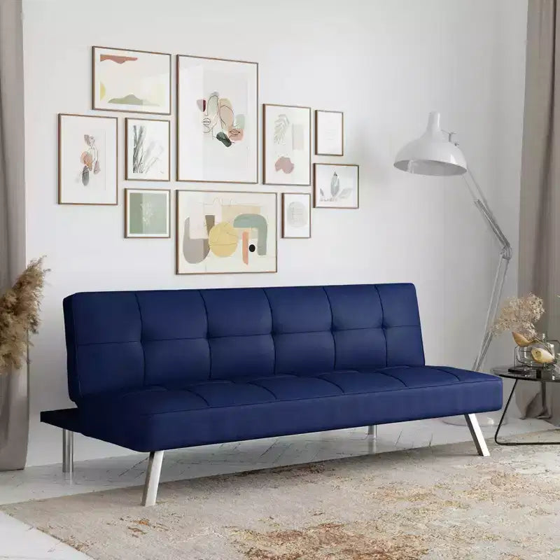 Canapé-lit futon convertible – Chaise longue et couchage multifonctionnels