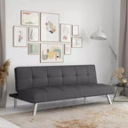 Canapé-lit futon convertible – Chaise longue et couchage multifonctionnels