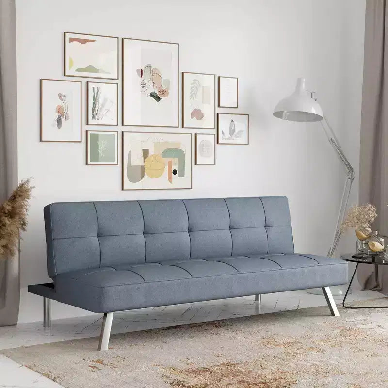 Canapé-lit futon convertible – Chaise longue et couchage multifonctionnels