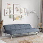 Canapé-lit futon convertible – Chaise longue et couchage multifonctionnels