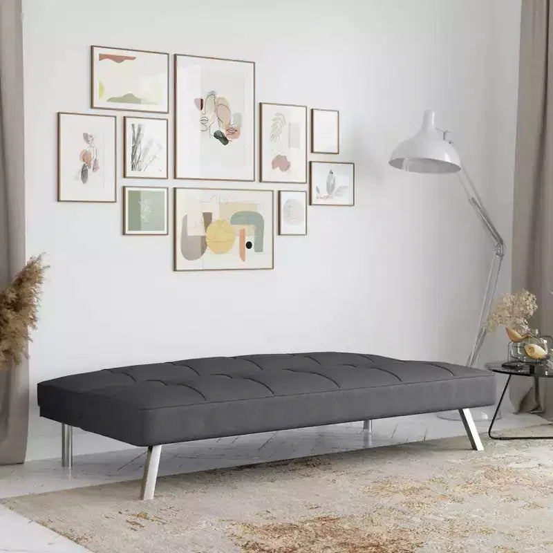 Canapé-lit futon convertible – Chaise longue et couchage multifonctionnels