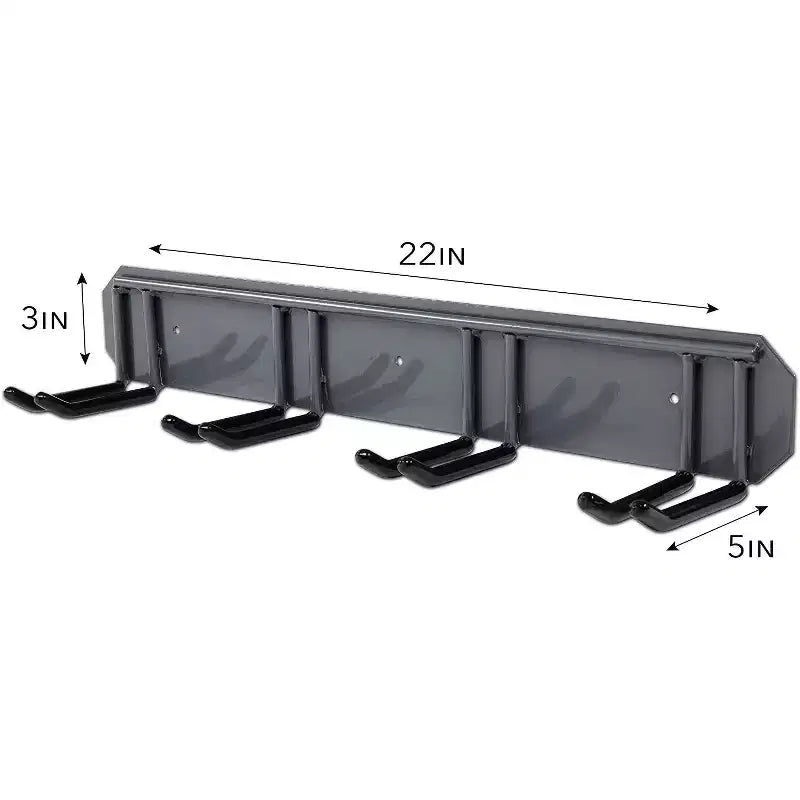 RaxGo Porte-skis mural, range 4 paires de skis et bâtons ou snowboards